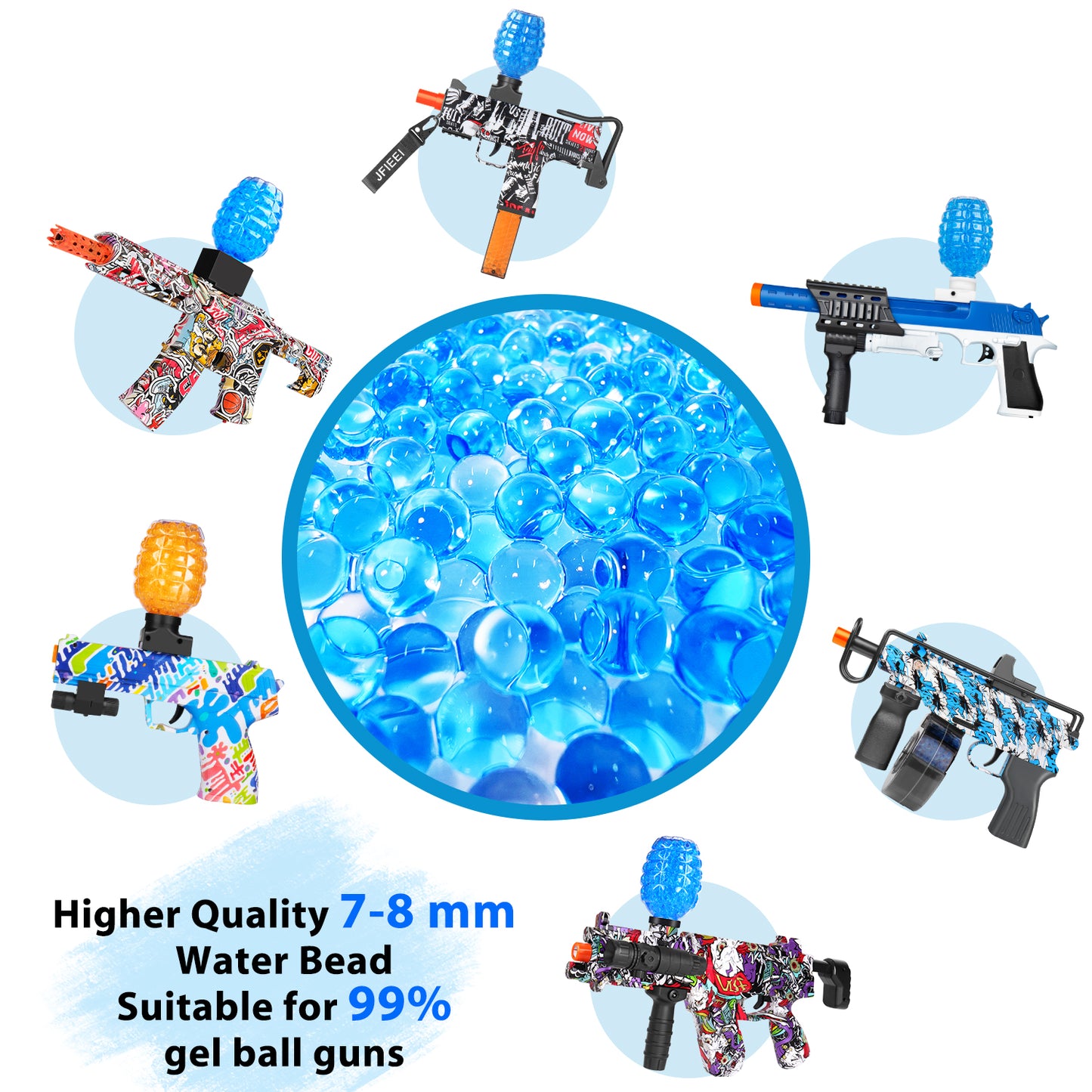 Gellets Mega Supply Orbiz Packs Safe toys for 15+