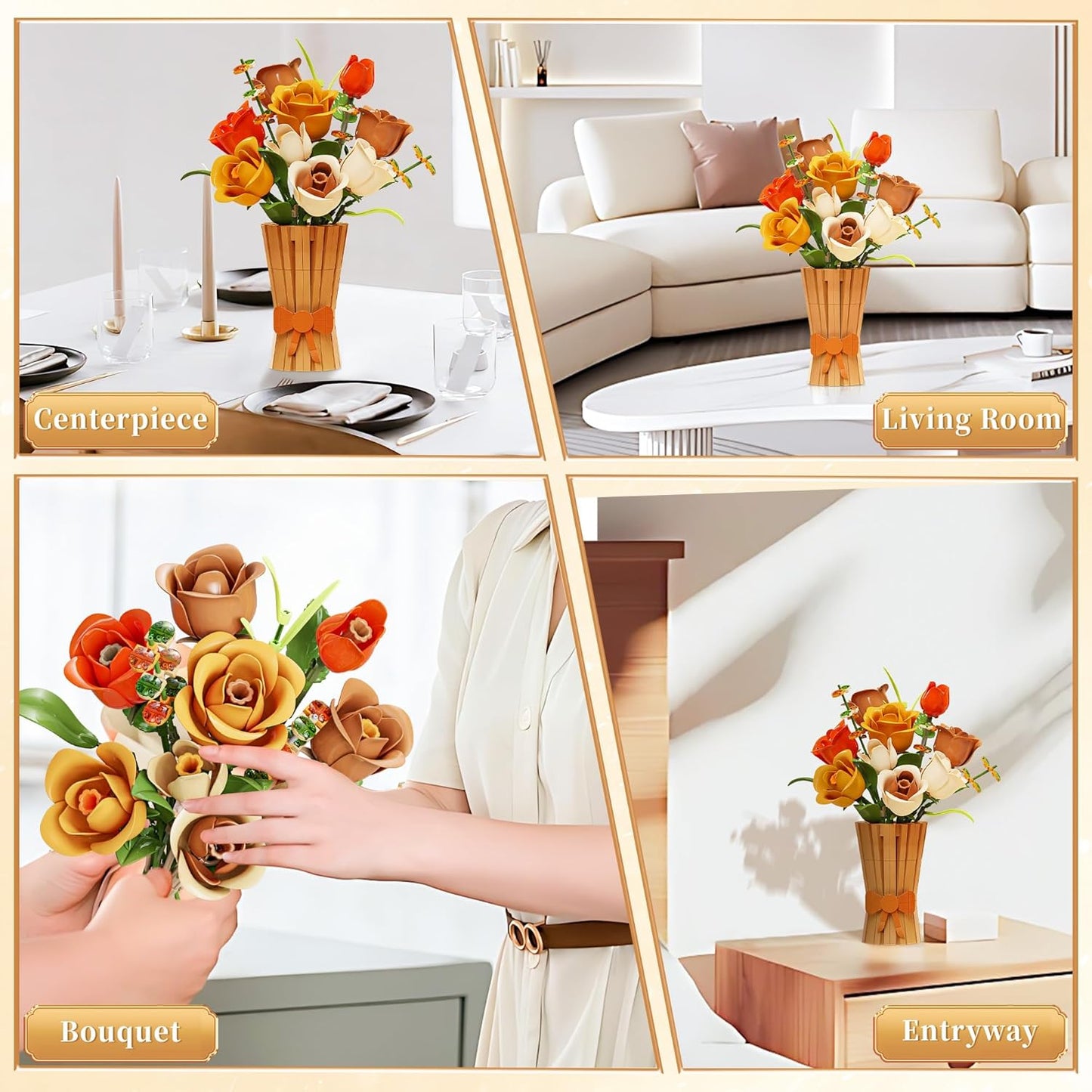 Roses Bouquet Botanical Collection Kit