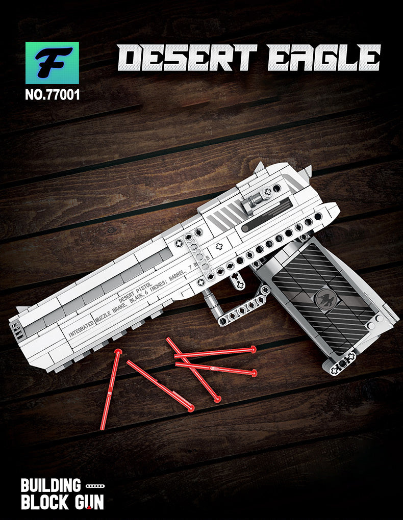 Desert Eagle Submachine Gun Building Block Toys