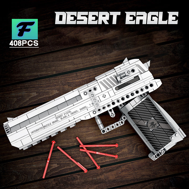 Desert Eagle Submachine Gun Building Block Toys