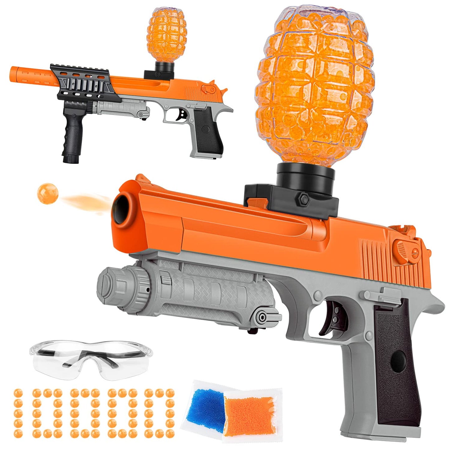 Ferventoys™ 2 in 1 Splatter Ball Pistol Safe toys for 15+
