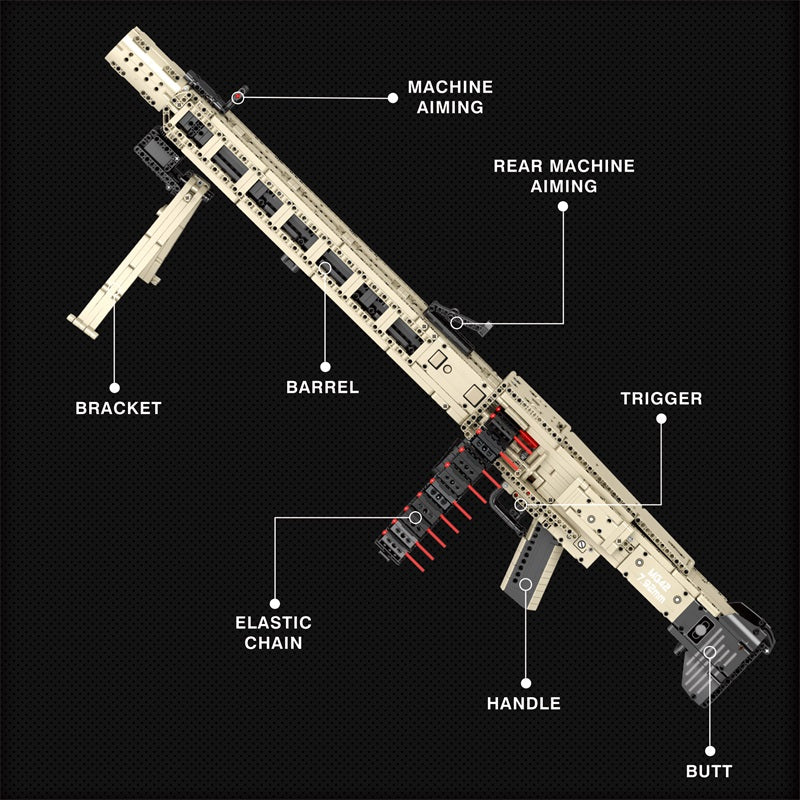 Ferventoys MG42 Electric Machine Bricks Safe toys for 18+