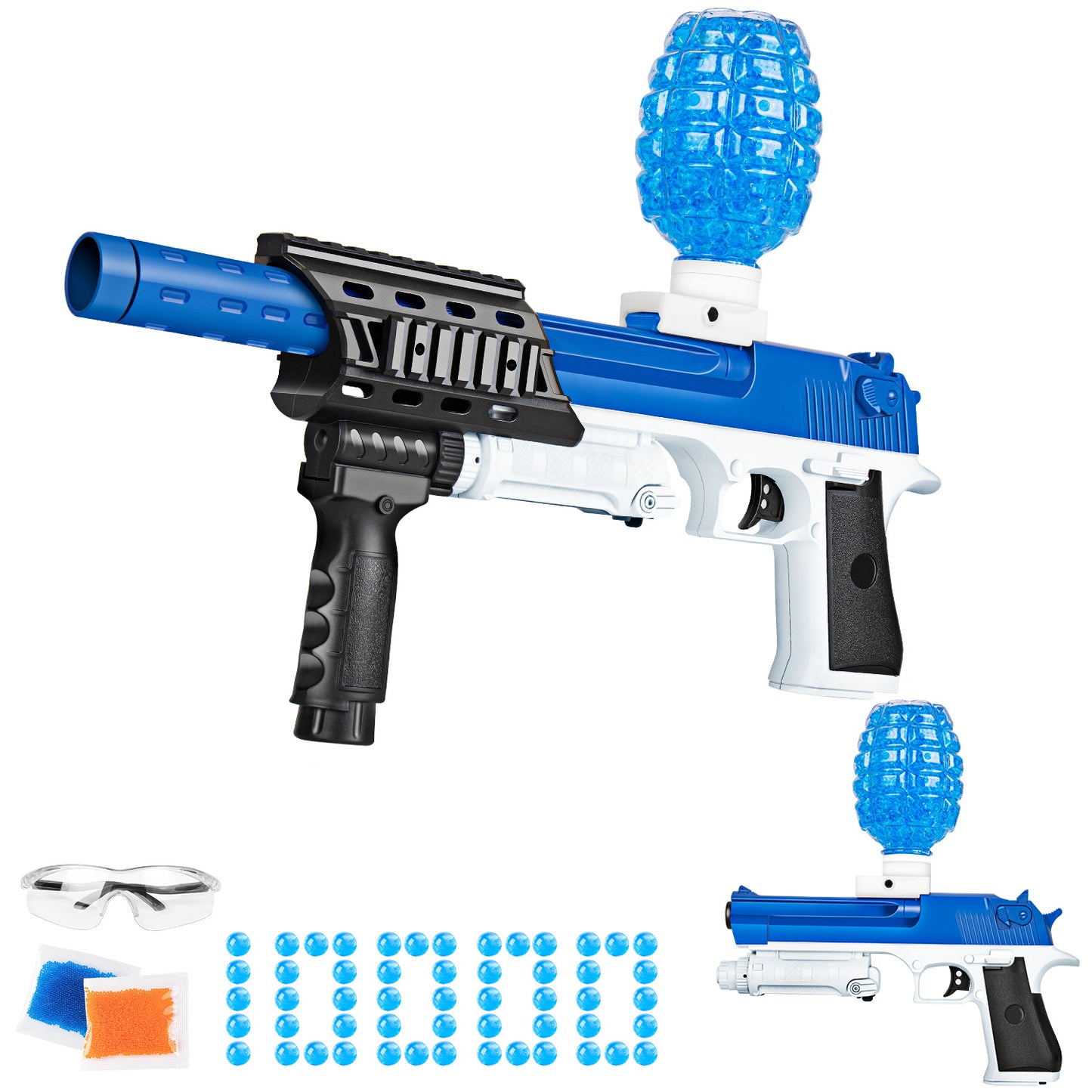 Ferventoys™  2 in 1 Splatter Ball Pistol Safe toys for 15+