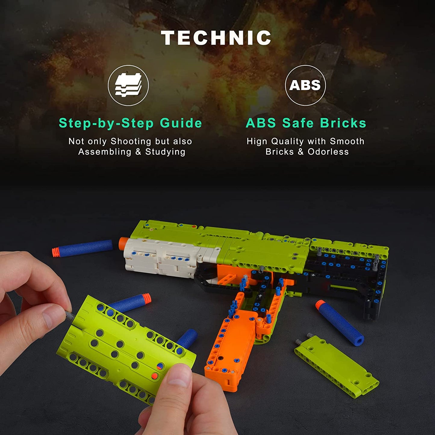 Ferventoys UZI Submachine Building Block