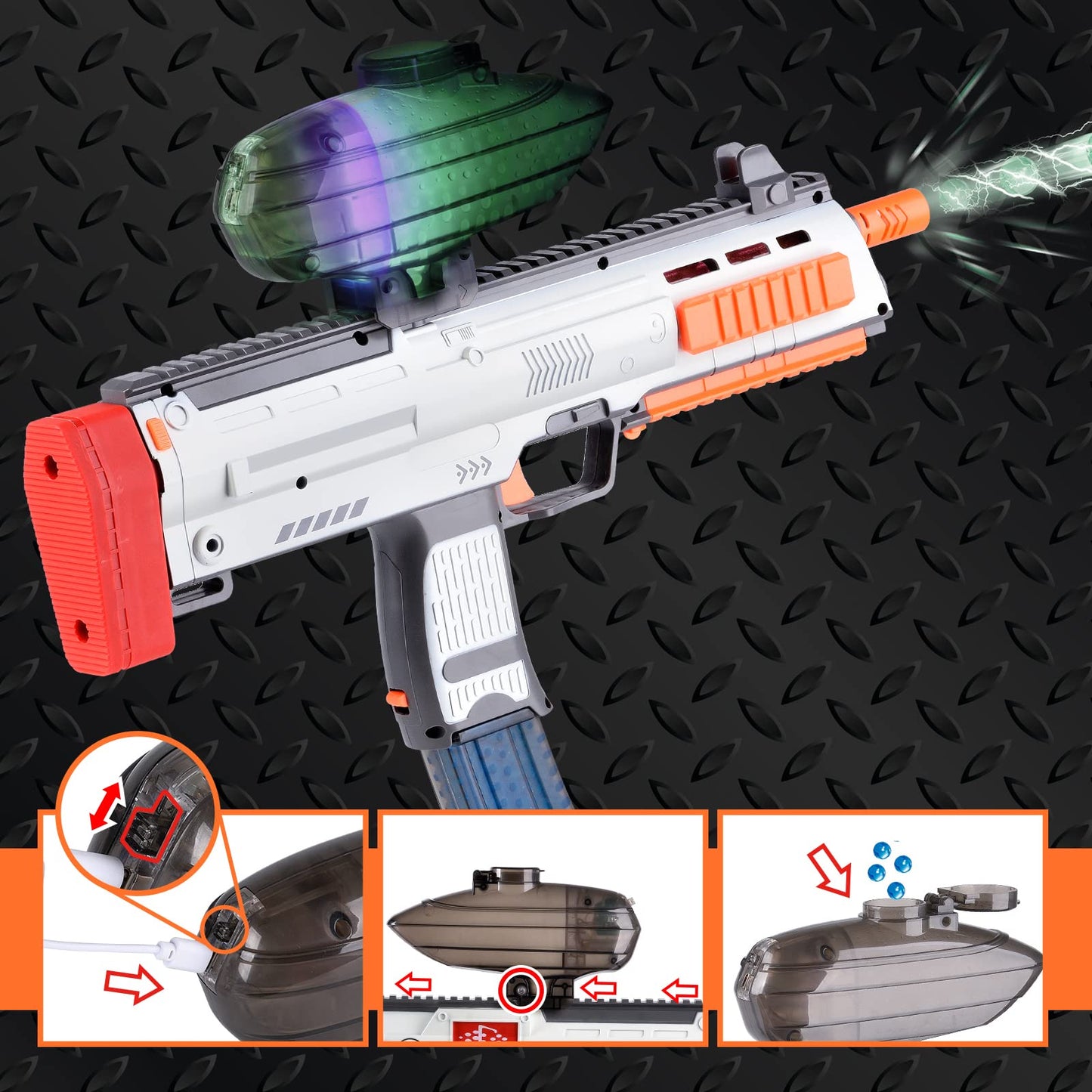 Ferventoys™  MP7 Orbeez Gun Safe toys for 15+