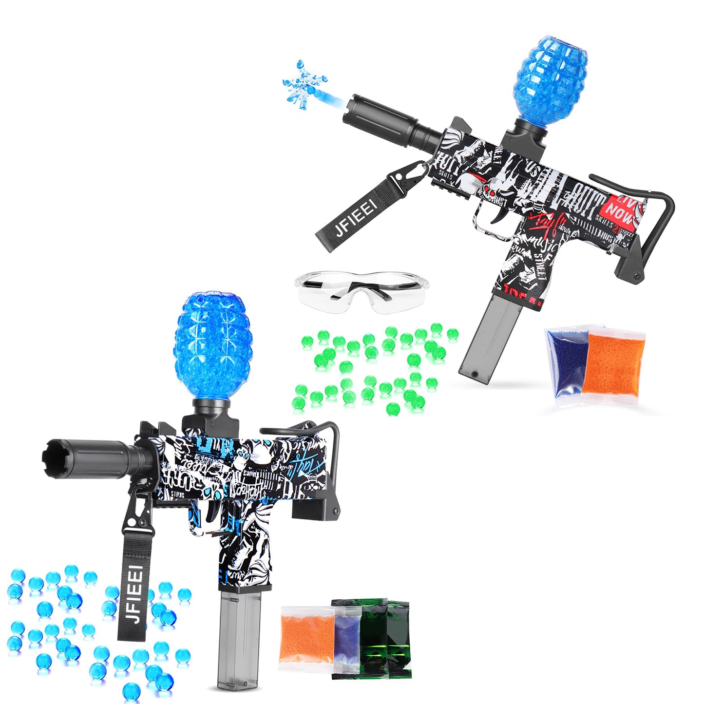 Ferventoys™ UZI Splatter Ball Gun Safe toys for 15+ (Mexico available)