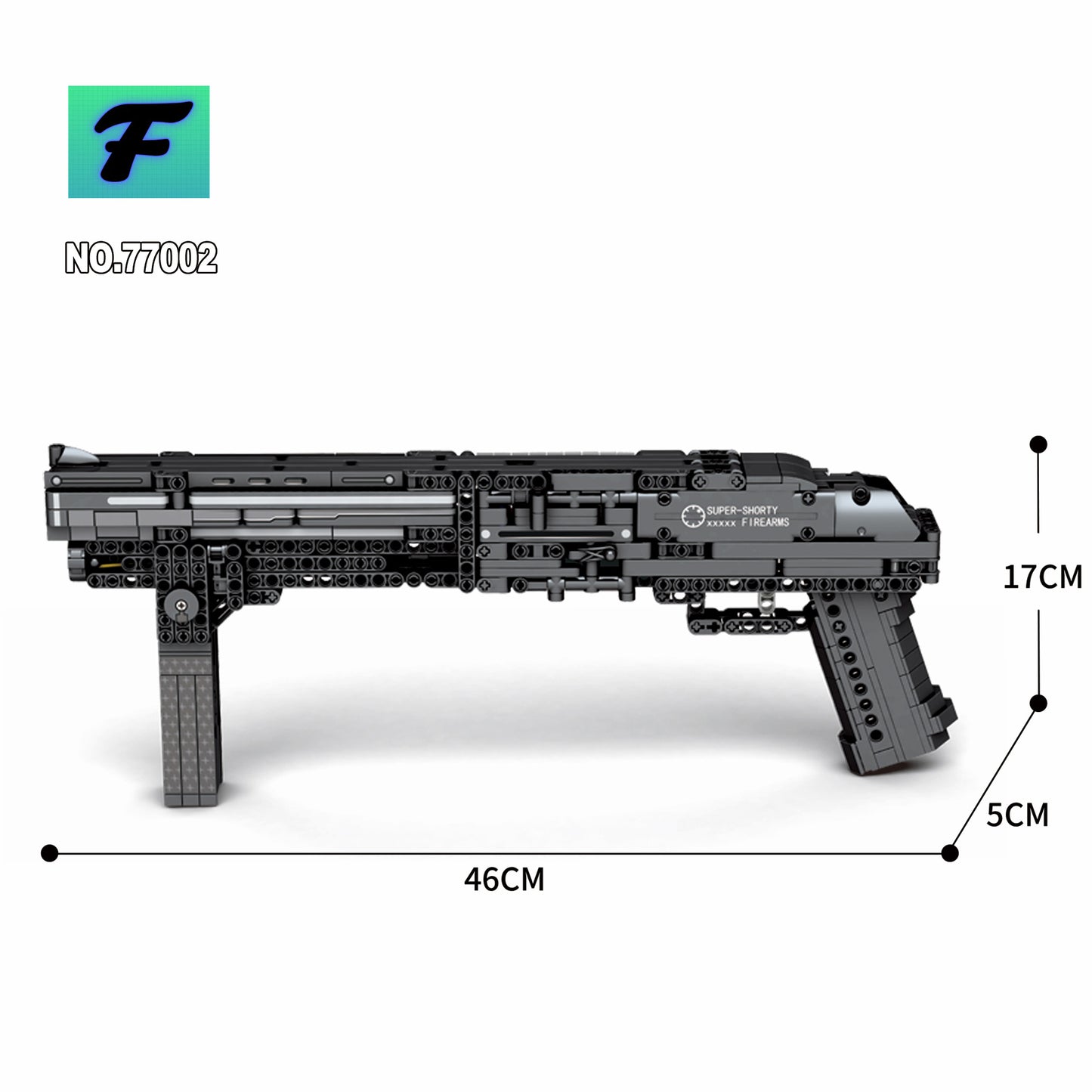 Ferventoys Super Shorty Sniper Rifle Toy Bricks 
