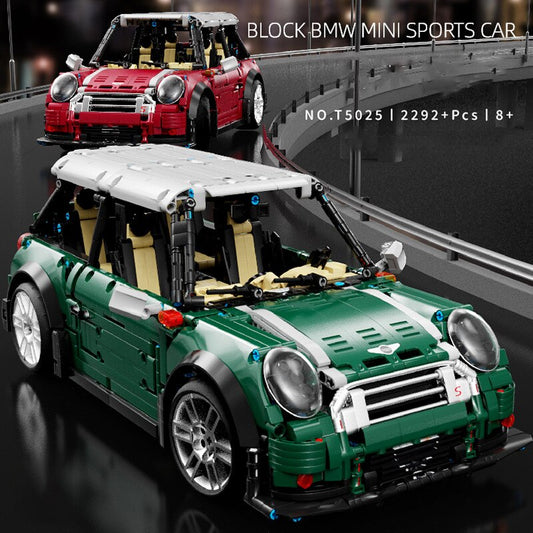 Electroplating Version MINI Car Bricks