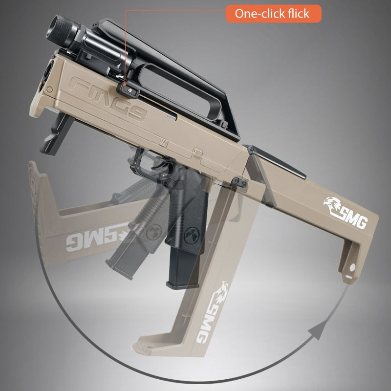 FMG 9 Folding Soft Bullet Blaster Safe toys for 18+