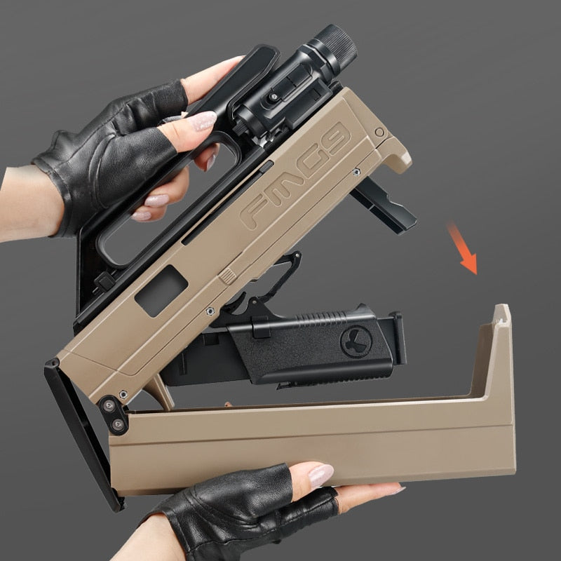 FMG 9 Folding Soft Bullet Blaster Safe toys for 18+